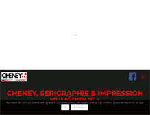 Tablet Screenshot of cheney-serigraphie.com